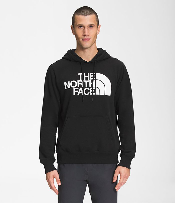 The North Face Mens Hoodie Half Dome Pullover 312NPFEJU - Black